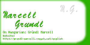 marcell grundl business card