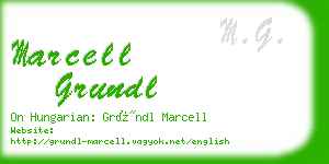 marcell grundl business card